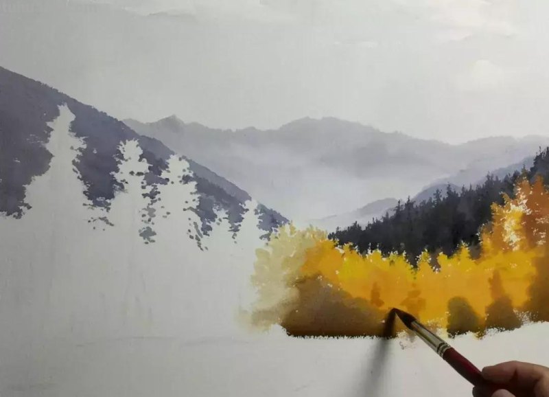 零基础小白喜爱的水彩小教程，毫不犹豫的收藏了