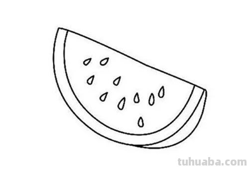 西瓜简单的怎么画 西瓜简单的怎么画