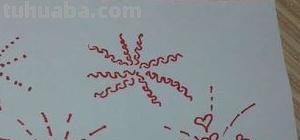 简笔画烟花怎么画 烟花图片绘画？