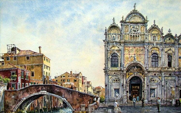 精美写实风景水彩画｜英国Martin.Taylor作品