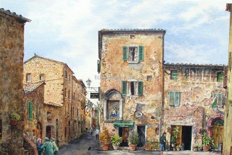 精美写实风景水彩画｜英国Martin.Taylor作品