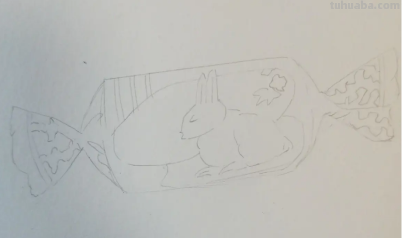 大白兔奶糖怎么画 大白兔奶糖怎么画