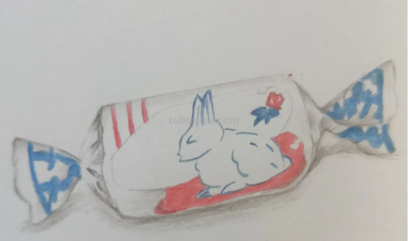 大白兔奶糖怎么画 大白兔奶糖怎么画