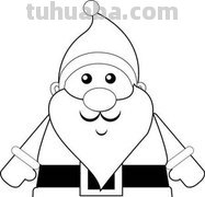 怎样画圣诞老人简笔画