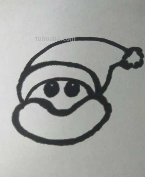 圣诞老公公简笔画怎么画?