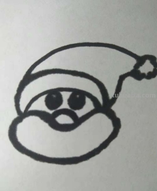 圣诞老公公简笔画怎么画?