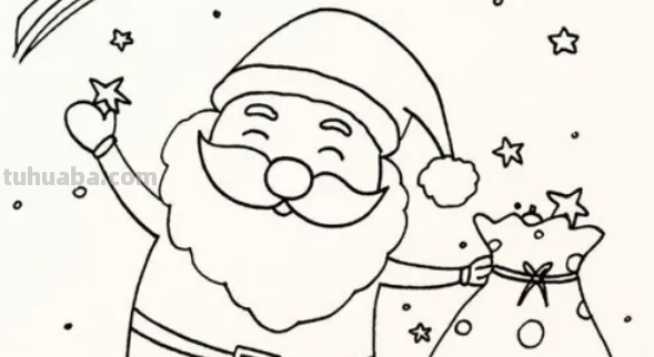 圣诞老公公怎么画简笔画