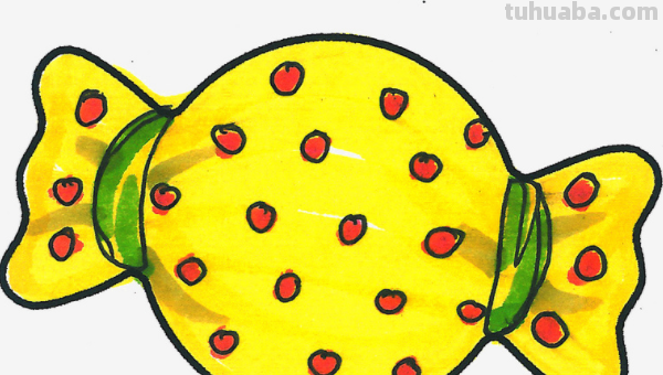 糖果怎么画简笔画 糖果怎么画简笔画