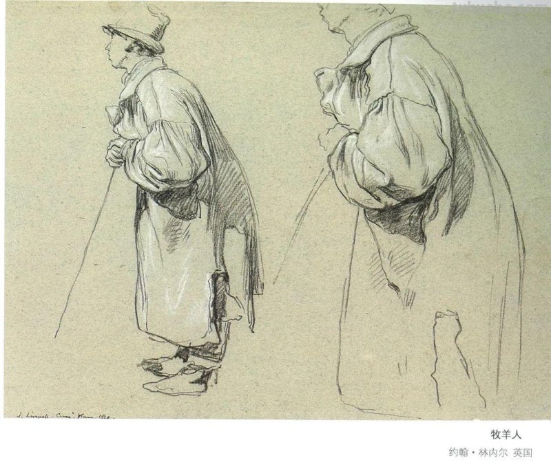 大师们的经典素描作品欣赏