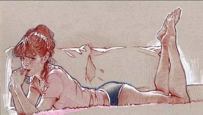 人物速写作品丨插画师用“线条”表现的人物速写艺术 人物速写作品丨插画师用“线条”表现的人物速写艺术