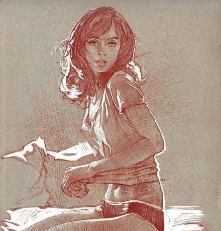 人物速写作品丨插画师用“线条”表现的人物速写艺术 人物速写作品丨插画师用“线条”表现的人物速写艺术