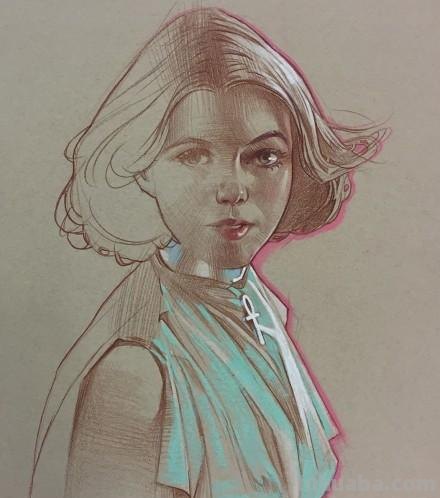 人物速写作品丨插画师用“线条”表现的人物速写艺术 人物速写作品丨插画师用“线条”表现的人物速写艺术