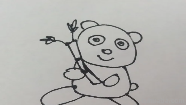 简易熊猫画怎么画