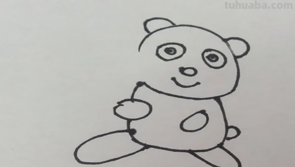 简易熊猫画怎么画