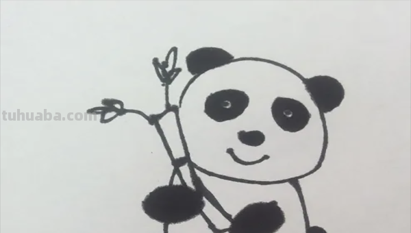 简易熊猫画怎么画