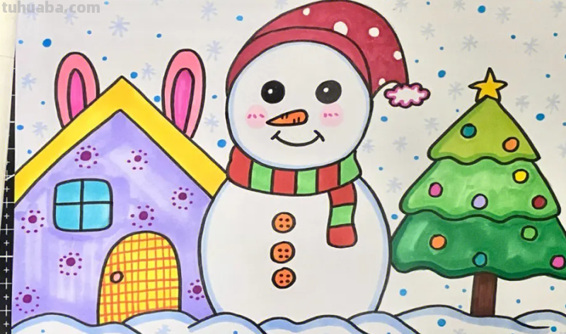 雪人怎么画最好看