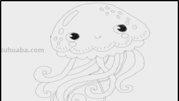 怎么画水母简单又好看