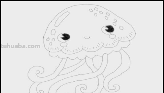 怎么画水母简单又好看