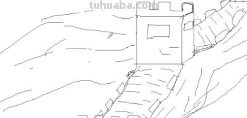 简笔画长城怎么画 长城的画？
