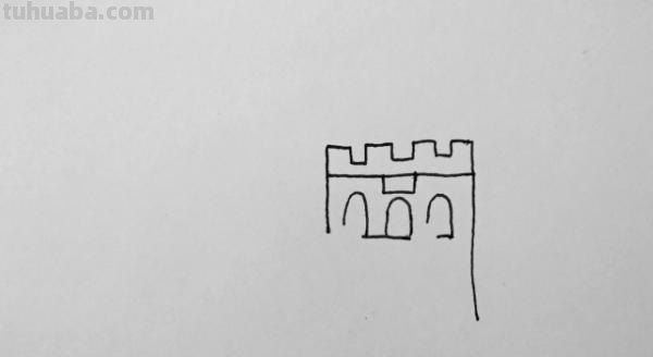简笔画长城怎么画 长城的画？