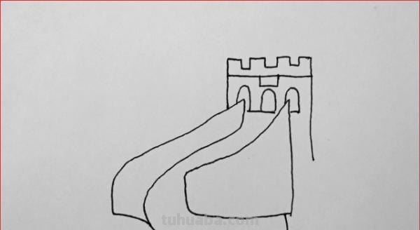 简笔画长城怎么画 长城的画？