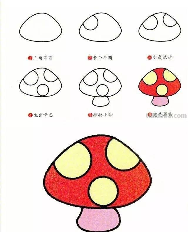 每天学一幅简笔画-一笔一画教你画蔬菜简笔画