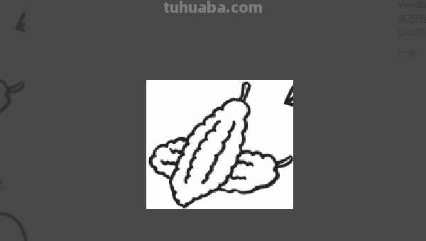 蔬菜怎么画图片