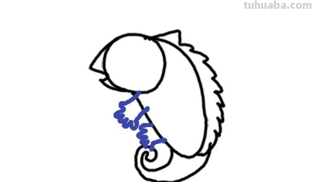 变色龙怎么画 变色龙怎么画