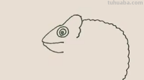 变色龙怎么画简单 变色龙怎么画简单