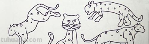 土豆姑娘的日记027-简笔画之森林里的动物朋友们3（蜗牛恐龙）