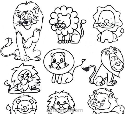 土豆姑娘的日记027-简笔画之森林里的动物朋友们3（蜗牛恐龙）