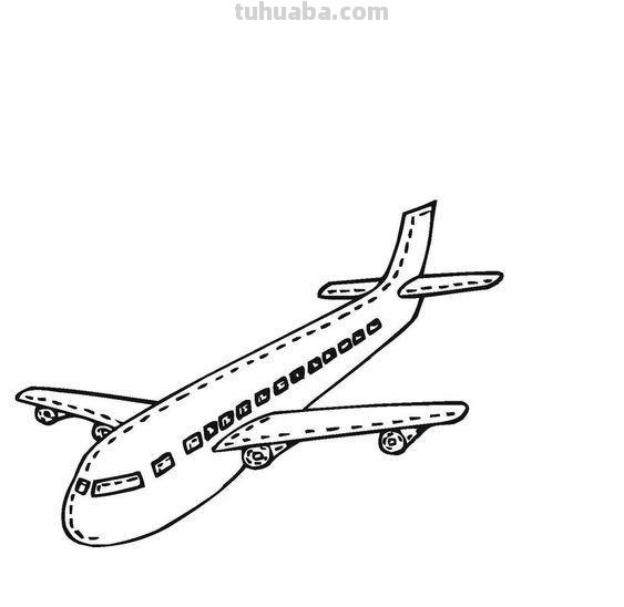 飞机简笔画资料，教孩子学画一画