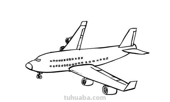飞机简笔画资料，教孩子学画一画