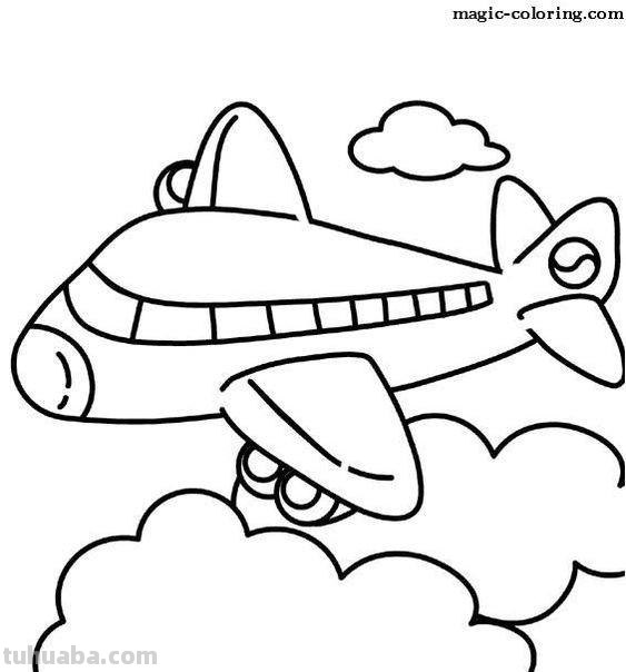 飞机简笔画资料，教孩子学画一画