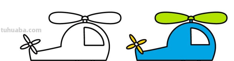 8款不同飞机的儿童简笔画素材，初学者，简单实用