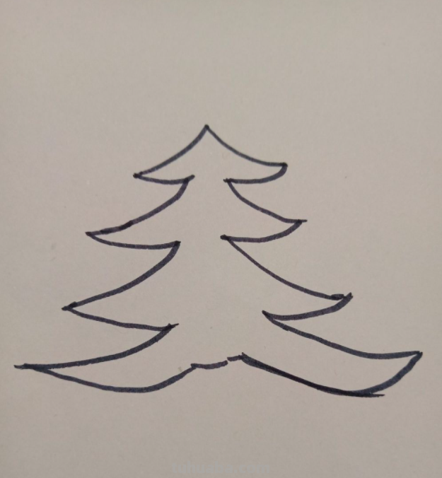 圣诞树怎么画 圣诞树怎么画