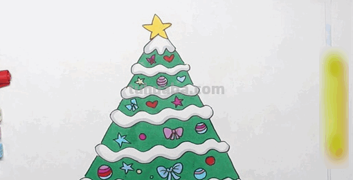 圣诞树怎么画 圣诞树怎么画