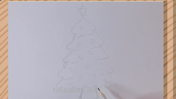 圣诞树怎么画图片 圣诞树怎么画图片