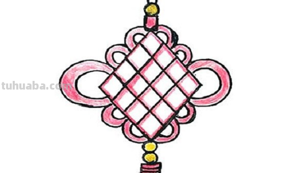中国结怎么画简笔画 中国结怎么画简笔画