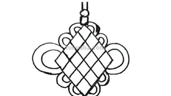 中国结怎么画简笔画 中国结怎么画简笔画