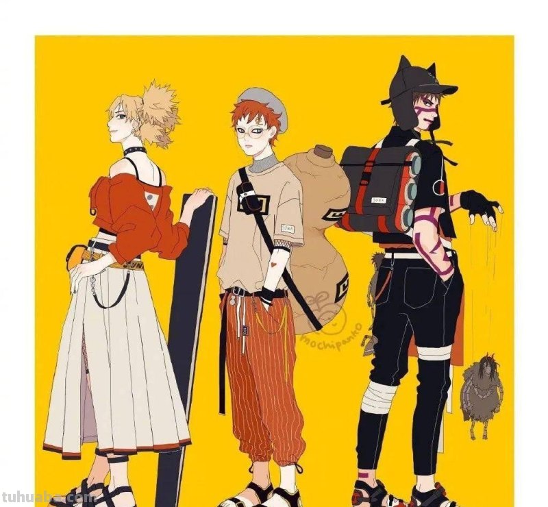 「绘画参考」插画师 Liya 笔下46个人物角色的穿搭（服装参考）