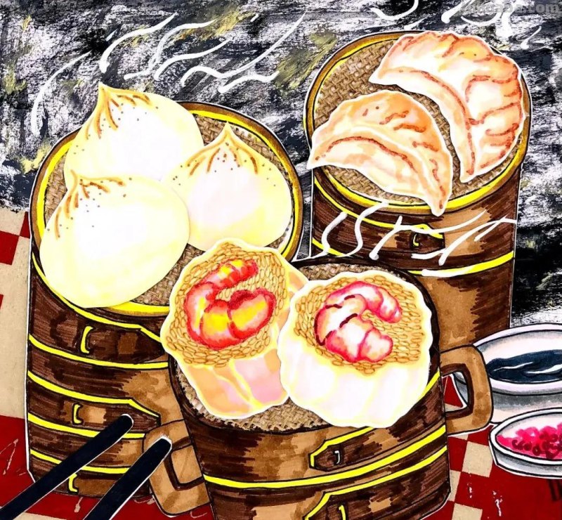 5款美食主题儿童画课例，我保证小朋友绝对喜欢！收藏绘画