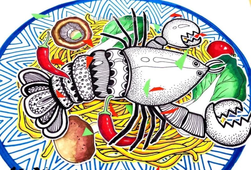 5款美食主题儿童画课例，我保证小朋友绝对喜欢！收藏绘画
