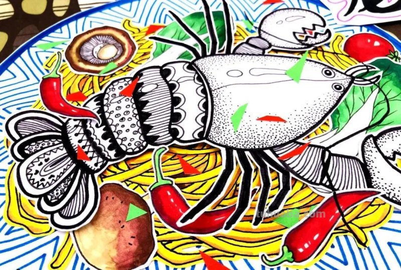 5款美食主题儿童画课例，我保证小朋友绝对喜欢！收藏绘画