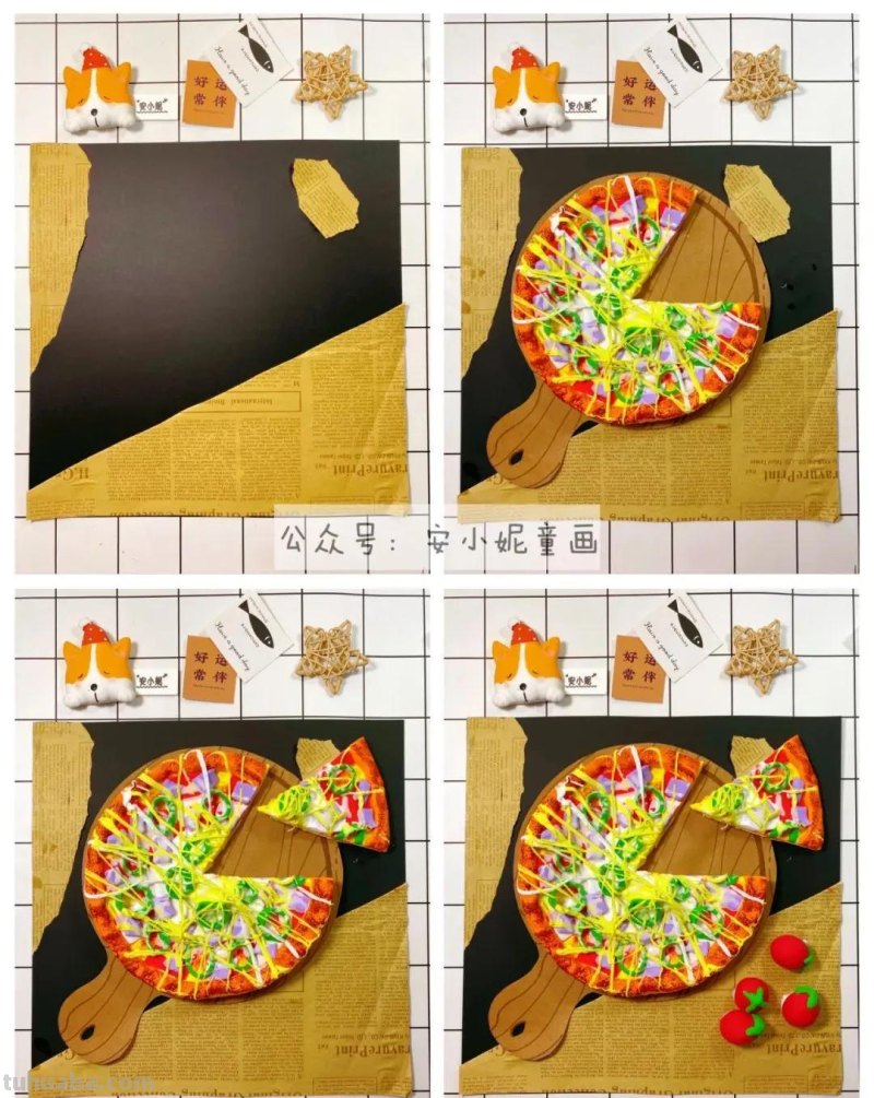 5款美食主题儿童画课例，我保证小朋友绝对喜欢！收藏绘画