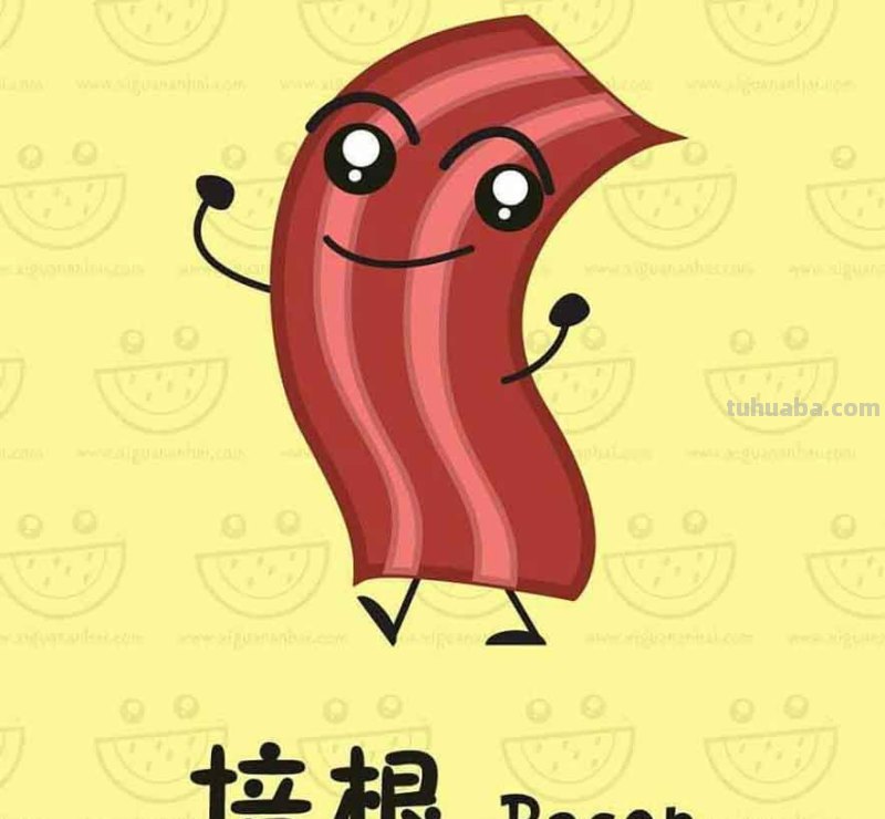 超全食物简笔画，你要的食物都在这里，收藏起来教孩子吧~