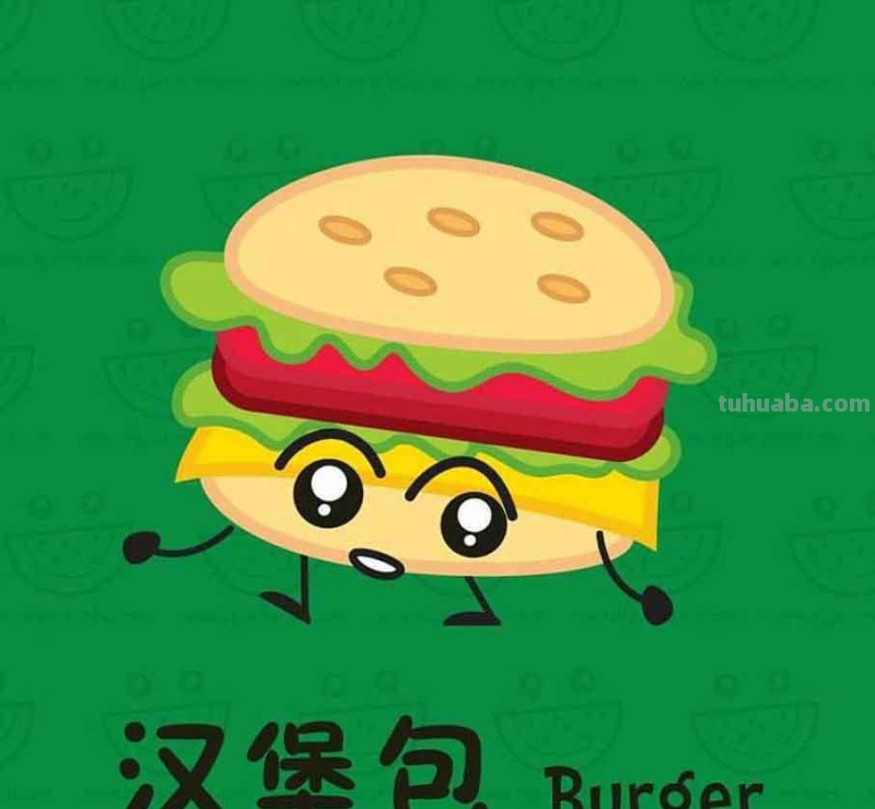 超全食物简笔画，你要的食物都在这里，收藏起来教孩子吧~