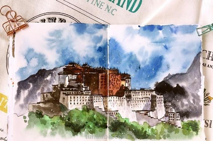 美丽的水彩手账,每一个小确幸,都值得记录,手账素材很丰富 美丽的水彩手账,每一个小确幸,都值得记录,手账素材很丰富