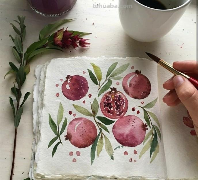 美丽的水彩手账,每一个小确幸,都值得记录,手账素材很丰富 美丽的水彩手账,每一个小确幸,都值得记录,手账素材很丰富