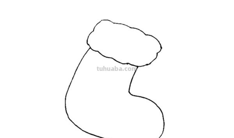 圣诞袜怎么画漂亮又简单